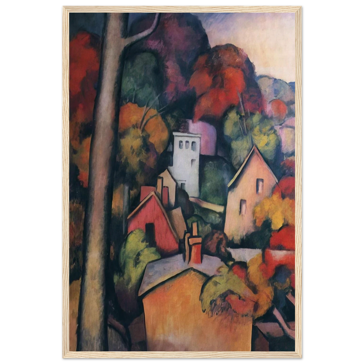 UPPER MANHATTAN Framed Poster | Thomas Hart Benton Framed Prints Wall Art | Thomas Hart Benton Store