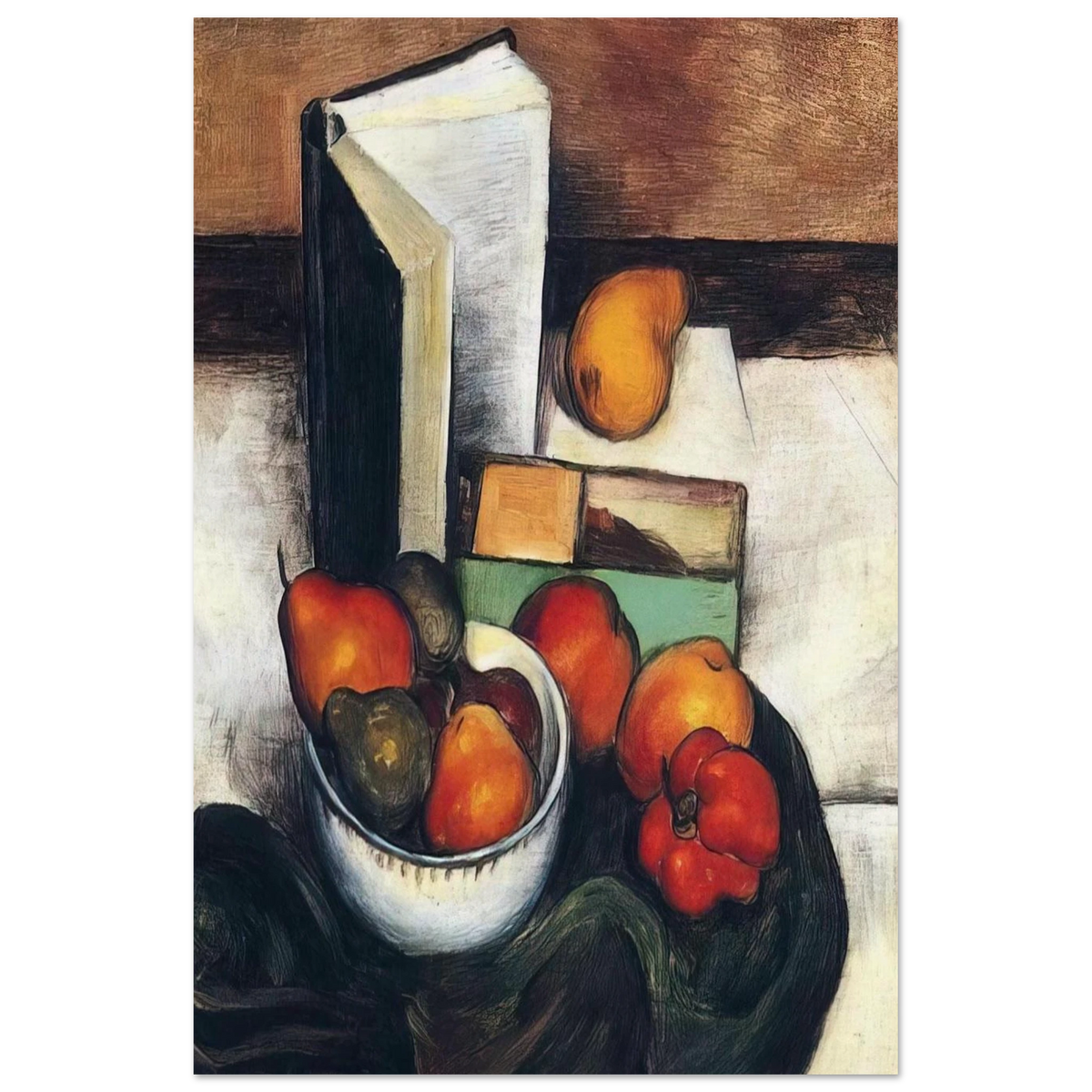 STILL LIFE WITH FRUIT AND VEGETABLES Poster | Thomas Hart Benton Poster | Thomas Hart Benton Store