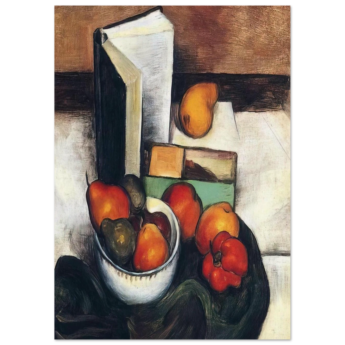 STILL LIFE WITH FRUIT AND VEGETABLES Poster | Thomas Hart Benton Poster | Thomas Hart Benton Store