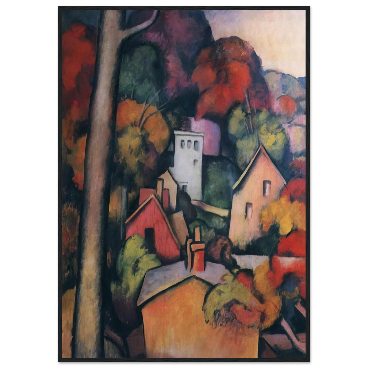 UPPER MANHATTAN Framed Poster | Thomas Hart Benton Framed Prints Wall Art | Thomas Hart Benton Store
