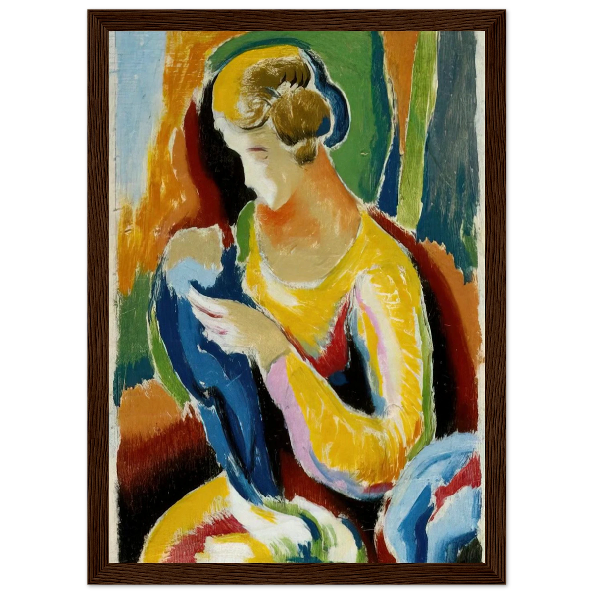 WOMAN 1920 Framed Poster | Thomas Hart Benton Framed Prints Wall Art | Thomas Hart Benton Store
