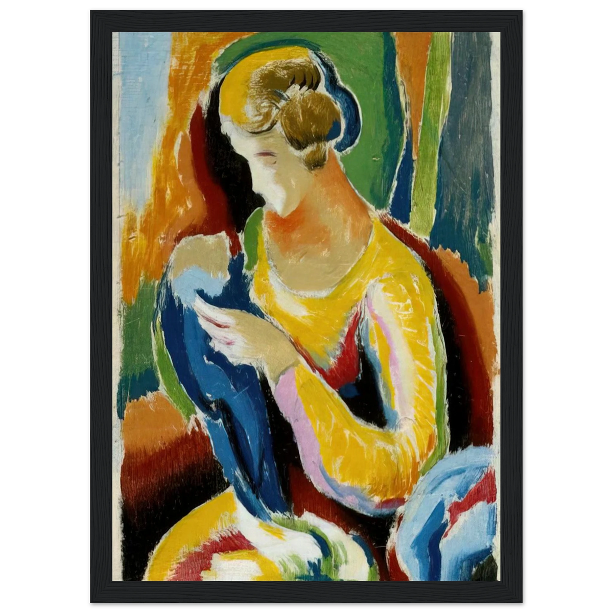 WOMAN 1920 Framed Poster | Thomas Hart Benton Framed Prints Wall Art | Thomas Hart Benton Store