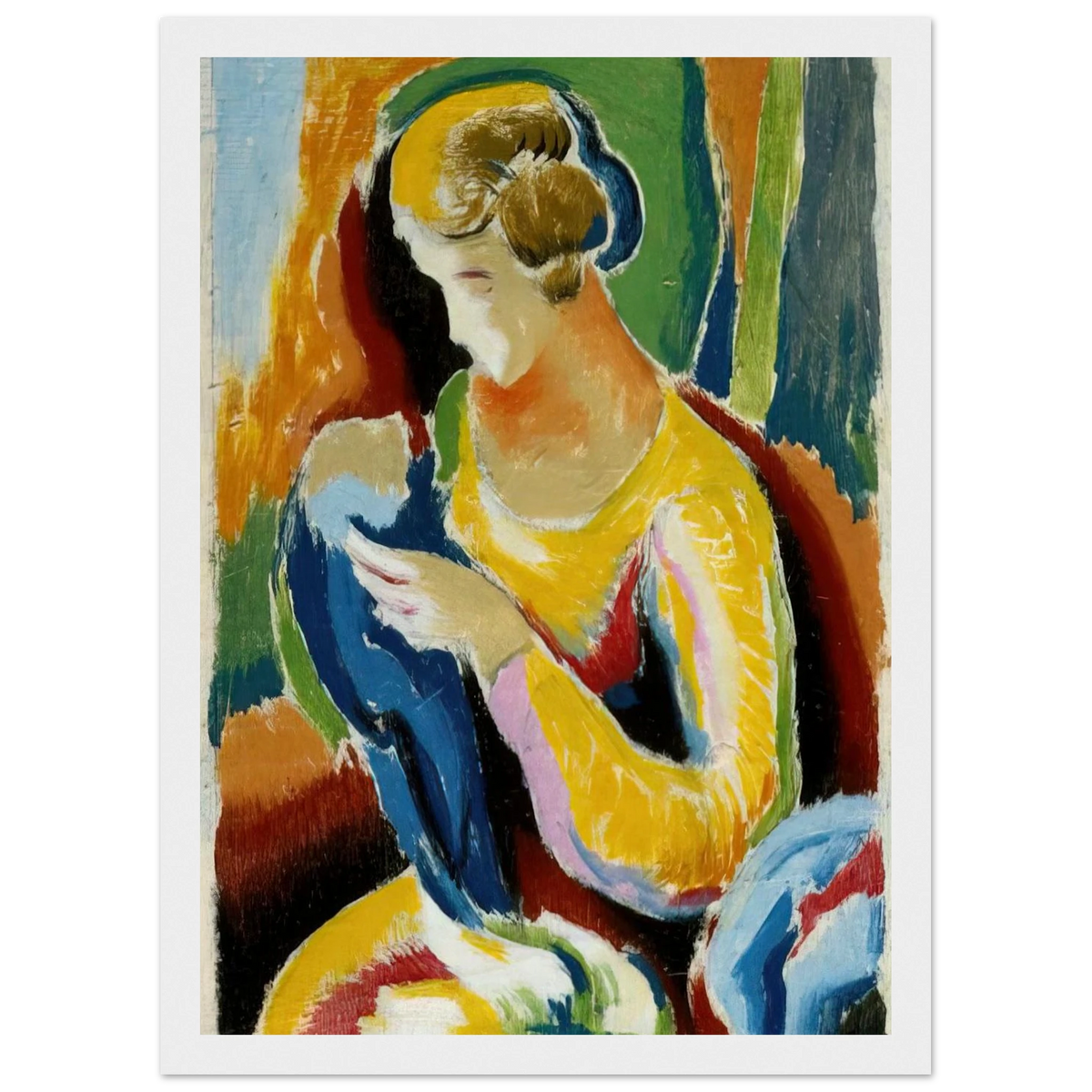 WOMAN 1920 Framed Poster | Thomas Hart Benton Framed Prints Wall Art | Thomas Hart Benton Store