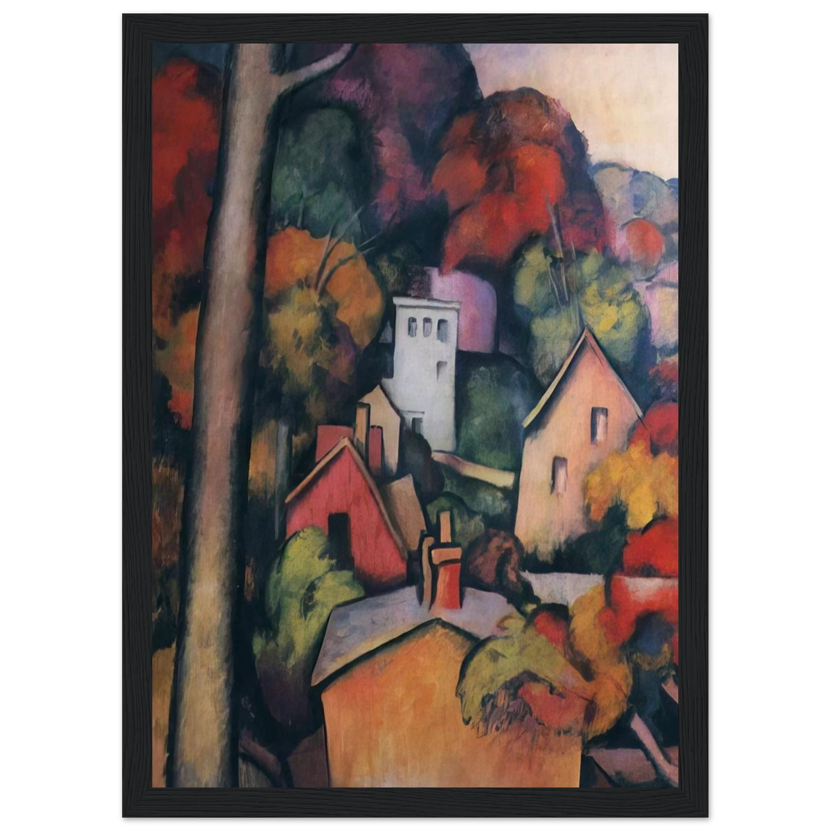 UPPER MANHATTAN Framed Poster | Thomas Hart Benton Framed Prints Wall Art | Thomas Hart Benton Store