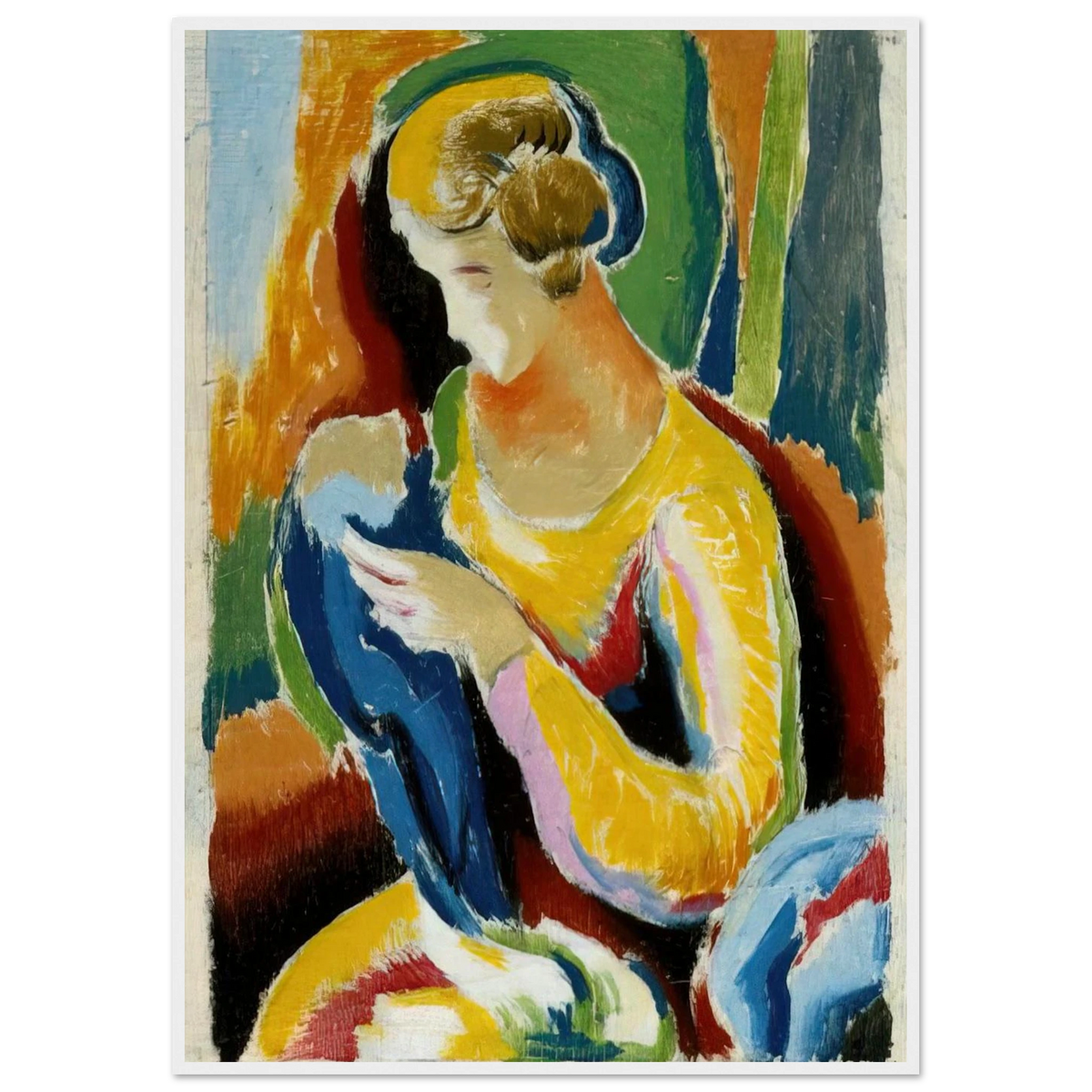 WOMAN 1920 Framed Poster | Thomas Hart Benton Framed Prints Wall Art | Thomas Hart Benton Store