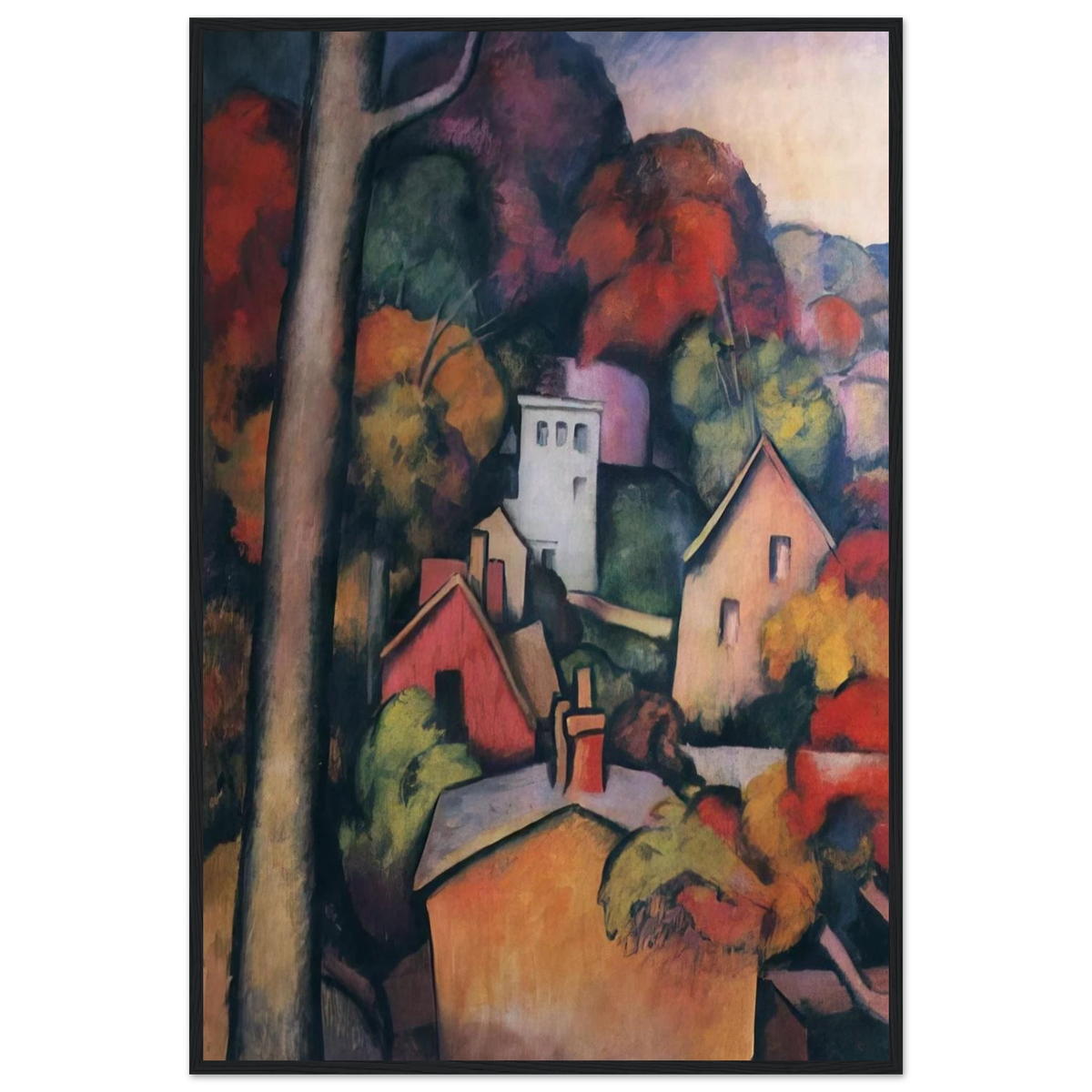 UPPER MANHATTAN Framed Poster | Thomas Hart Benton Framed Prints Wall Art | Thomas Hart Benton Store
