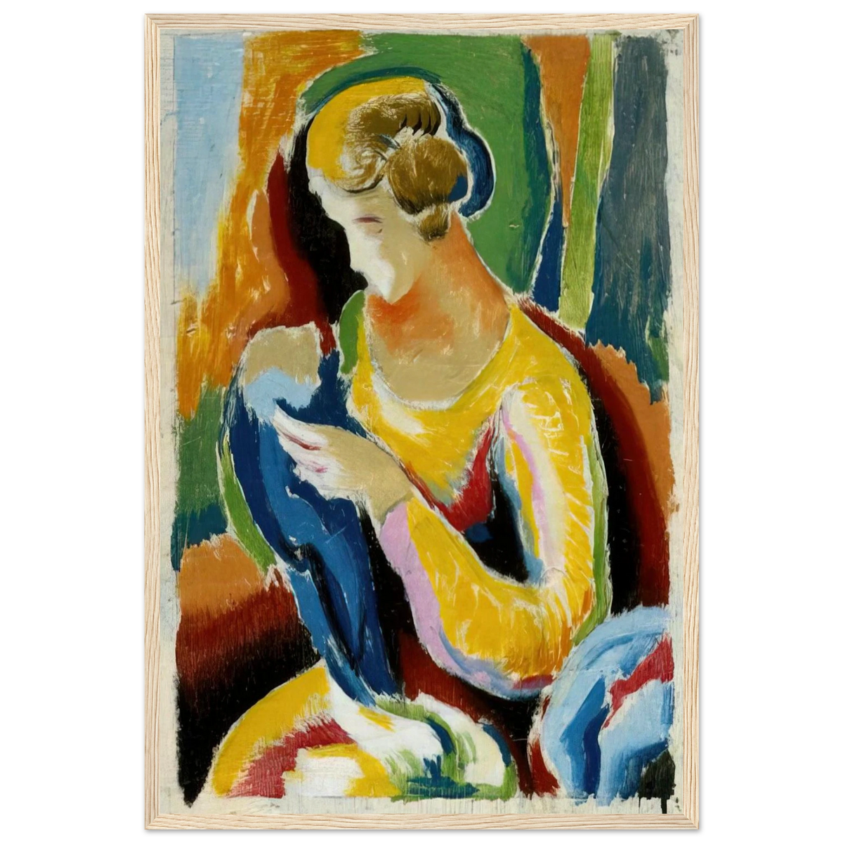 WOMAN 1920 Framed Poster | Thomas Hart Benton Framed Prints Wall Art | Thomas Hart Benton Store