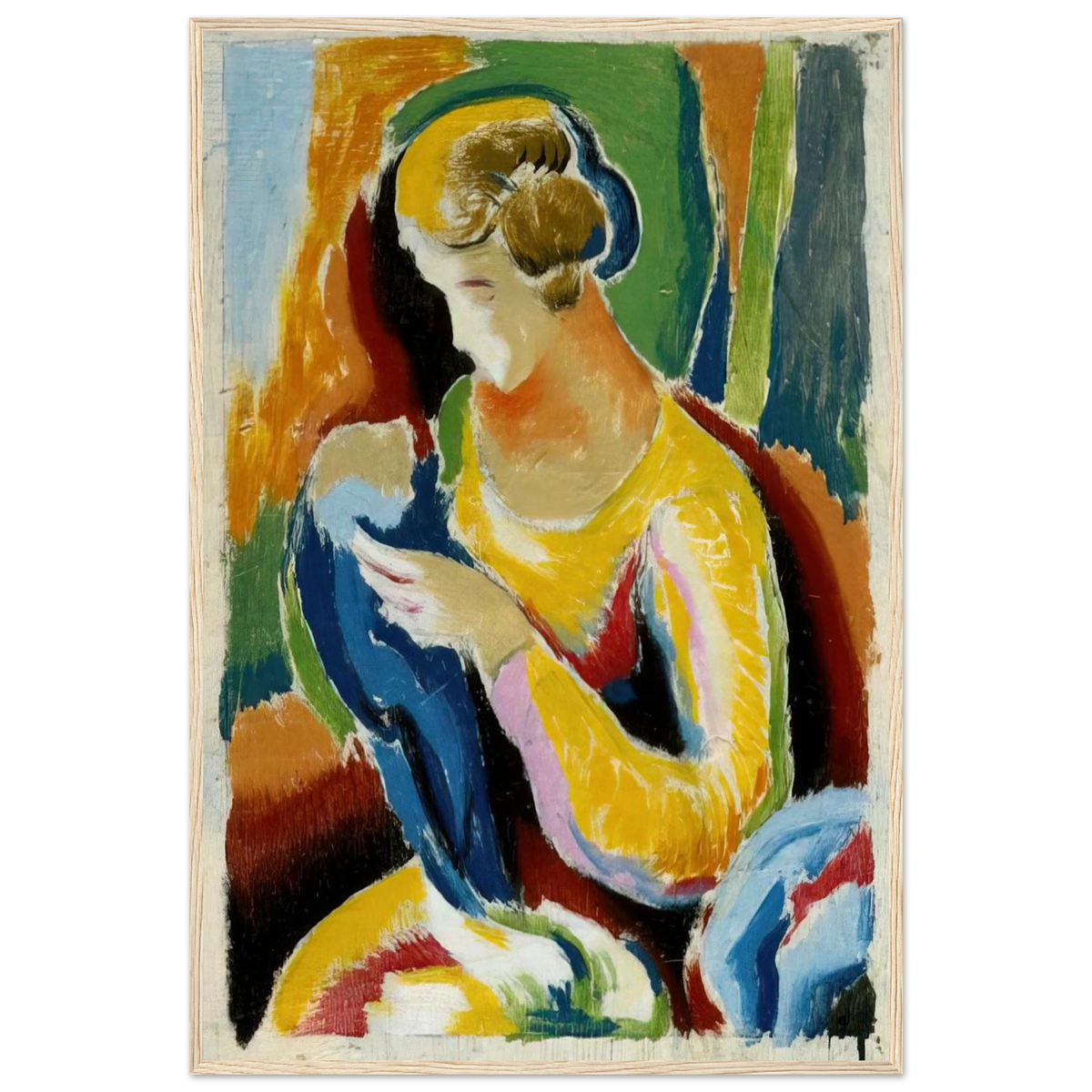 WOMAN 1920 Framed Poster | Thomas Hart Benton Framed Prints Wall Art | Thomas Hart Benton Store