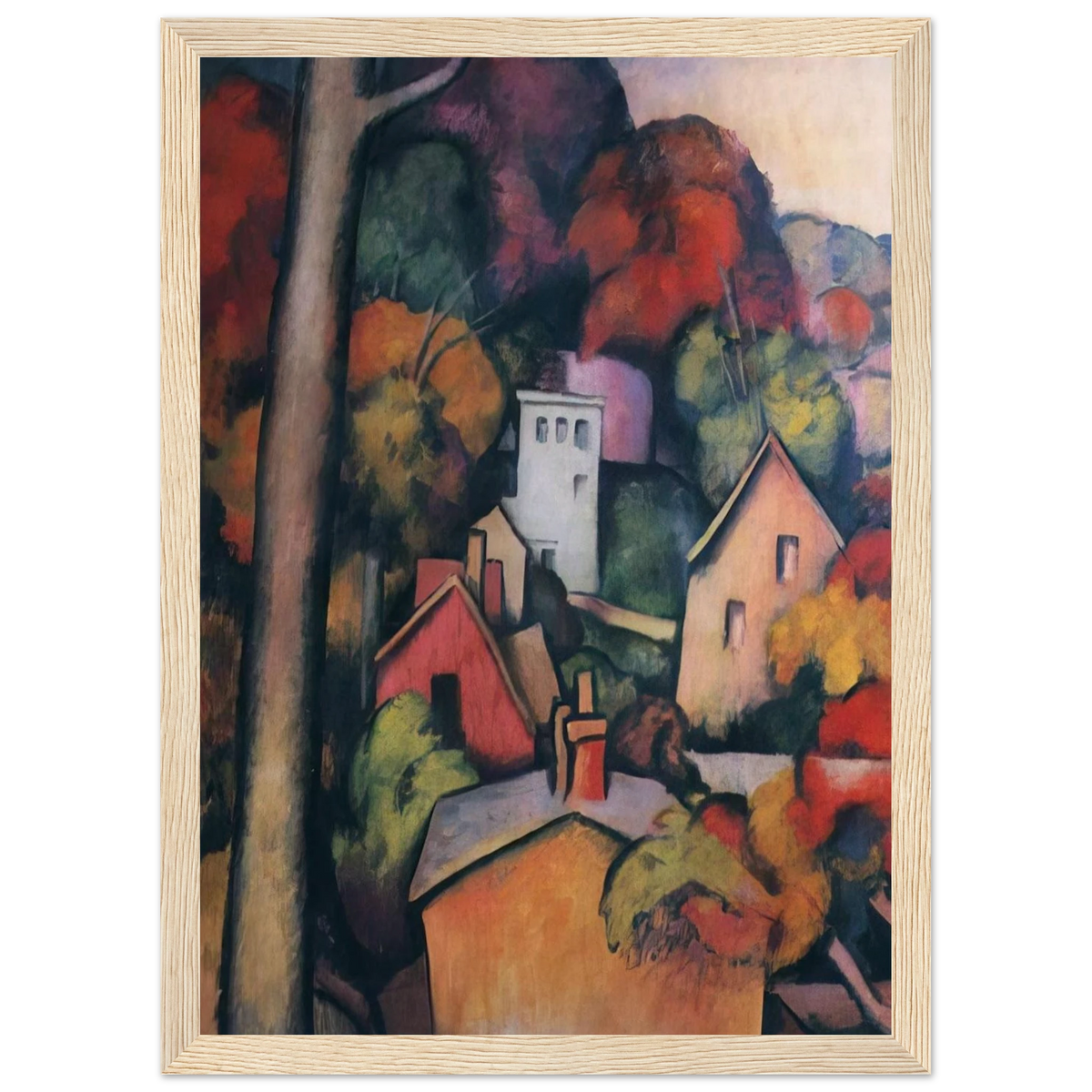 UPPER MANHATTAN Framed Poster | Thomas Hart Benton Framed Prints Wall Art | Thomas Hart Benton Store