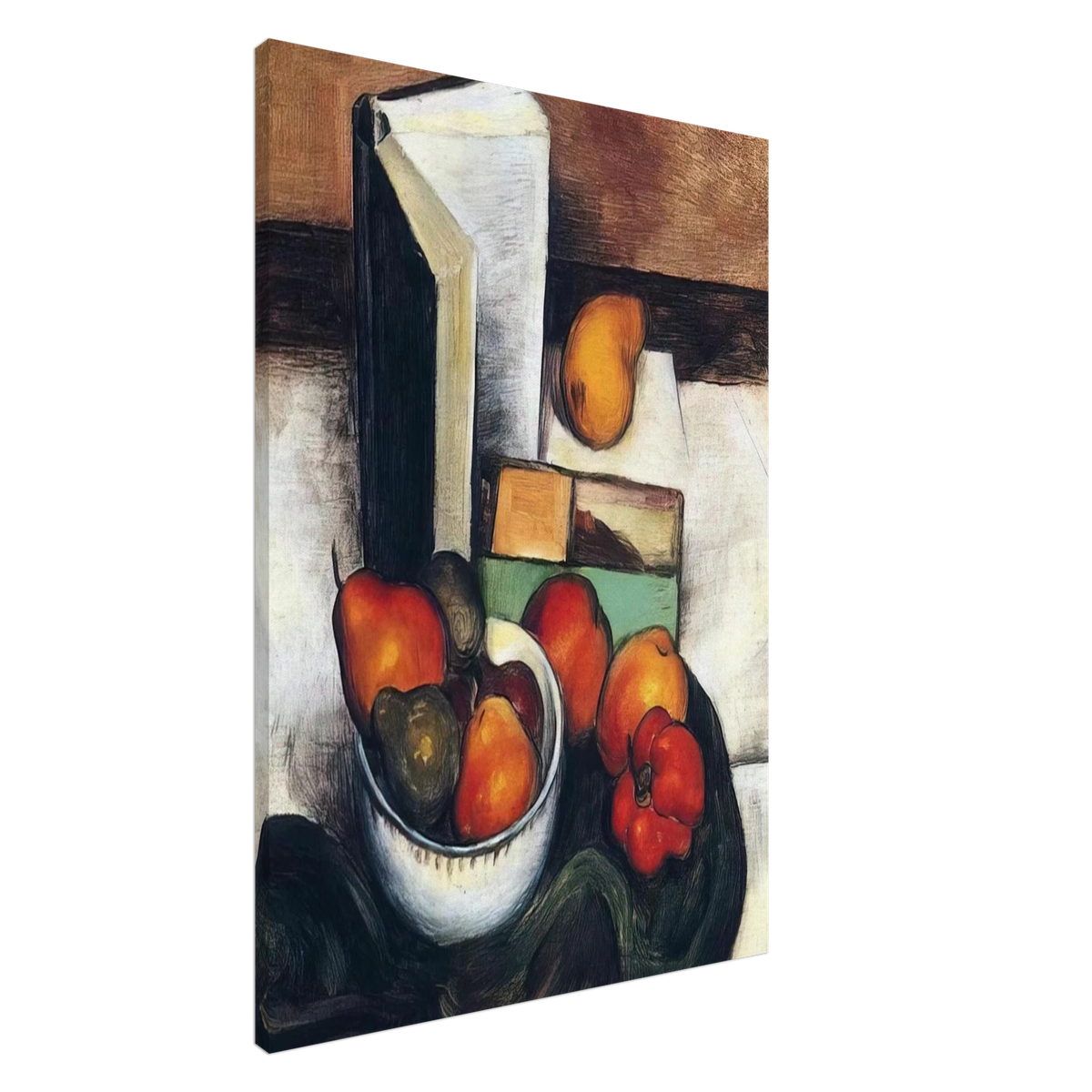 STILL LIFE WITH FRUIT AND VEGETABLES Canvas | Thomas Hart Benton Canvas | Thomas Hart Benton Store