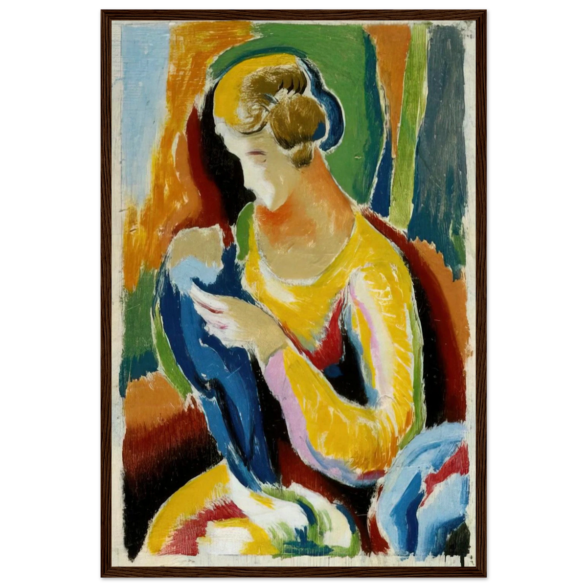 WOMAN 1920 Framed Poster | Thomas Hart Benton Framed Prints Wall Art | Thomas Hart Benton Store
