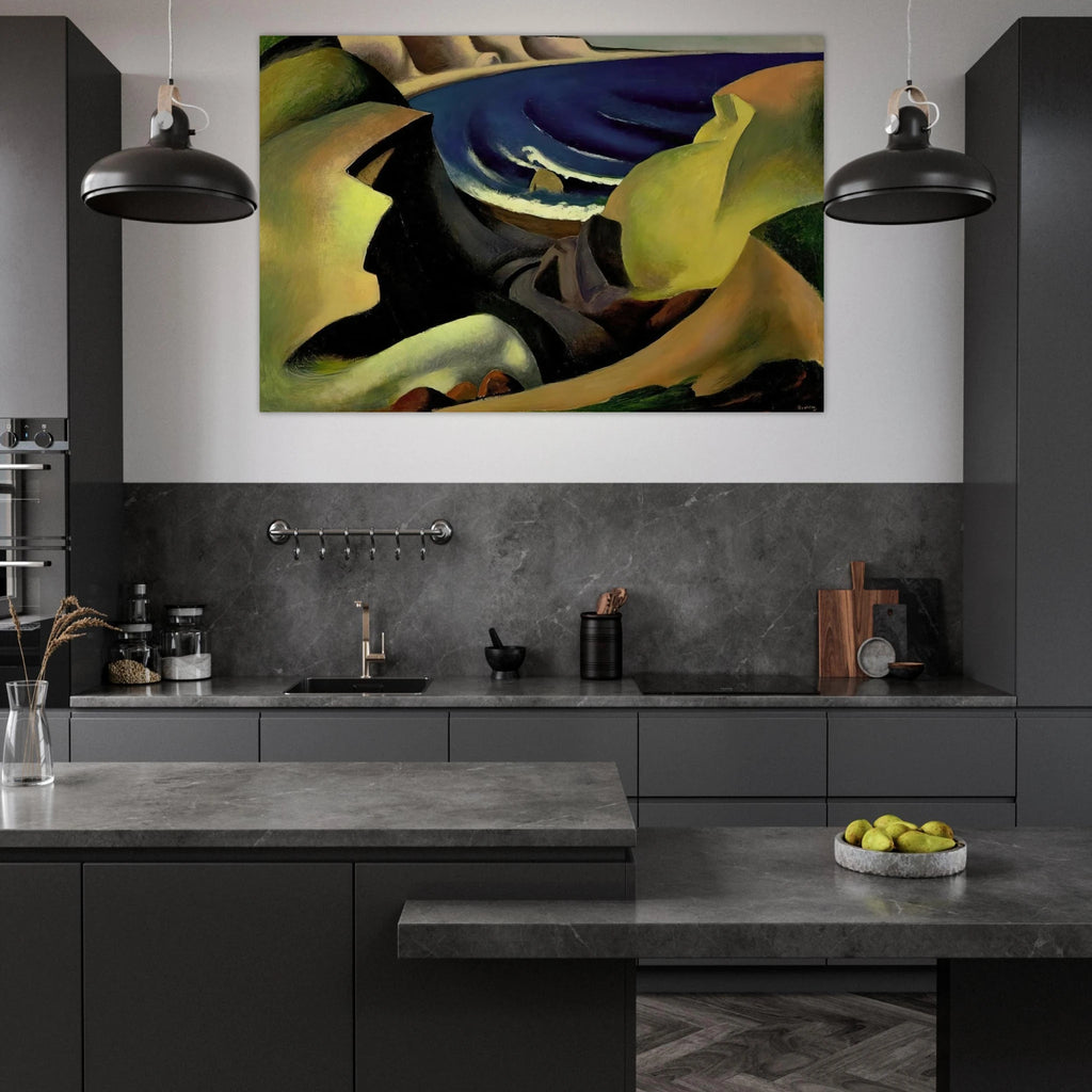 THE CLIFFS 1921 Poster | Thomas Hart Benton Poster | Thomas Hart Benton Store