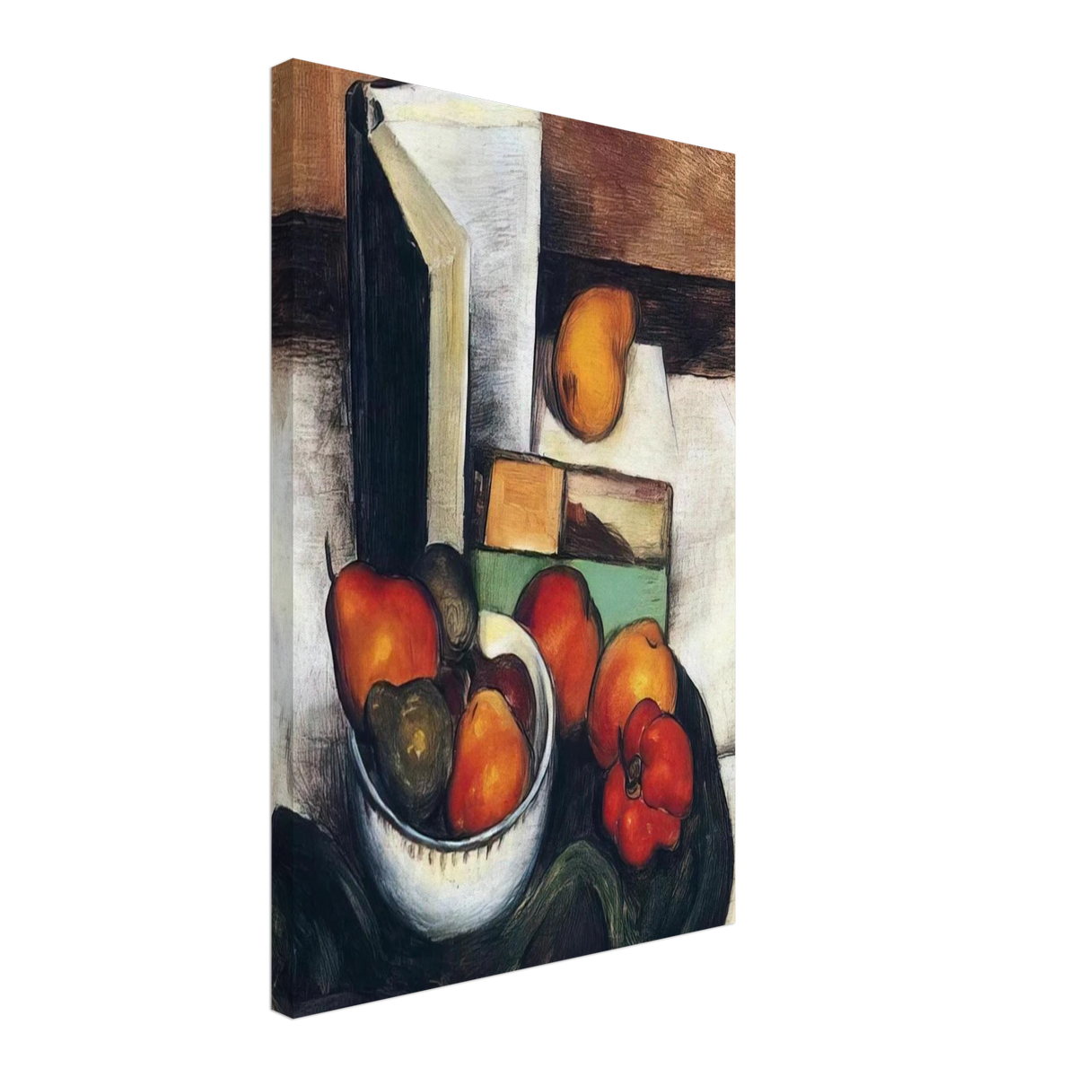 STILL LIFE WITH FRUIT AND VEGETABLES Canvas | Thomas Hart Benton Canvas | Thomas Hart Benton Store