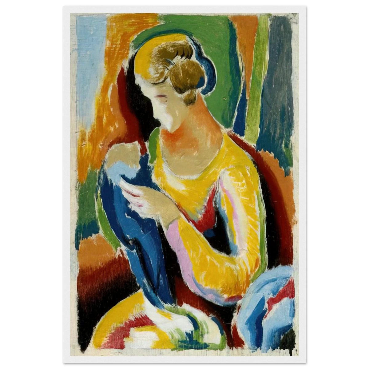 WOMAN 1920 Framed Poster | Thomas Hart Benton Framed Prints Wall Art | Thomas Hart Benton Store