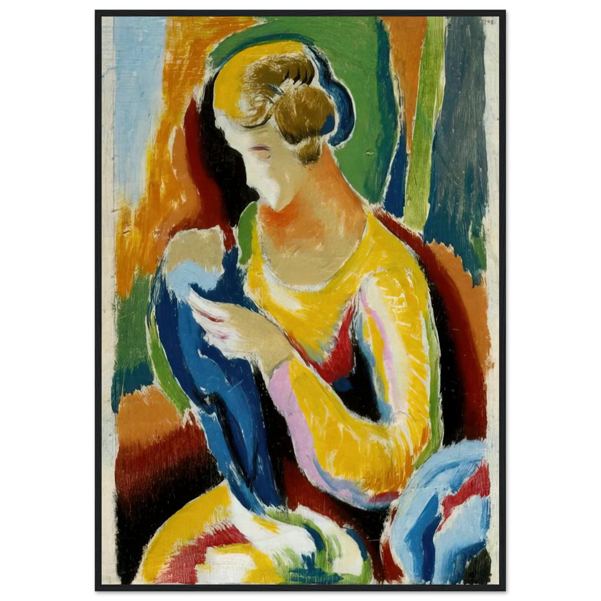 WOMAN 1920 Framed Poster | Thomas Hart Benton Framed Prints Wall Art | Thomas Hart Benton Store