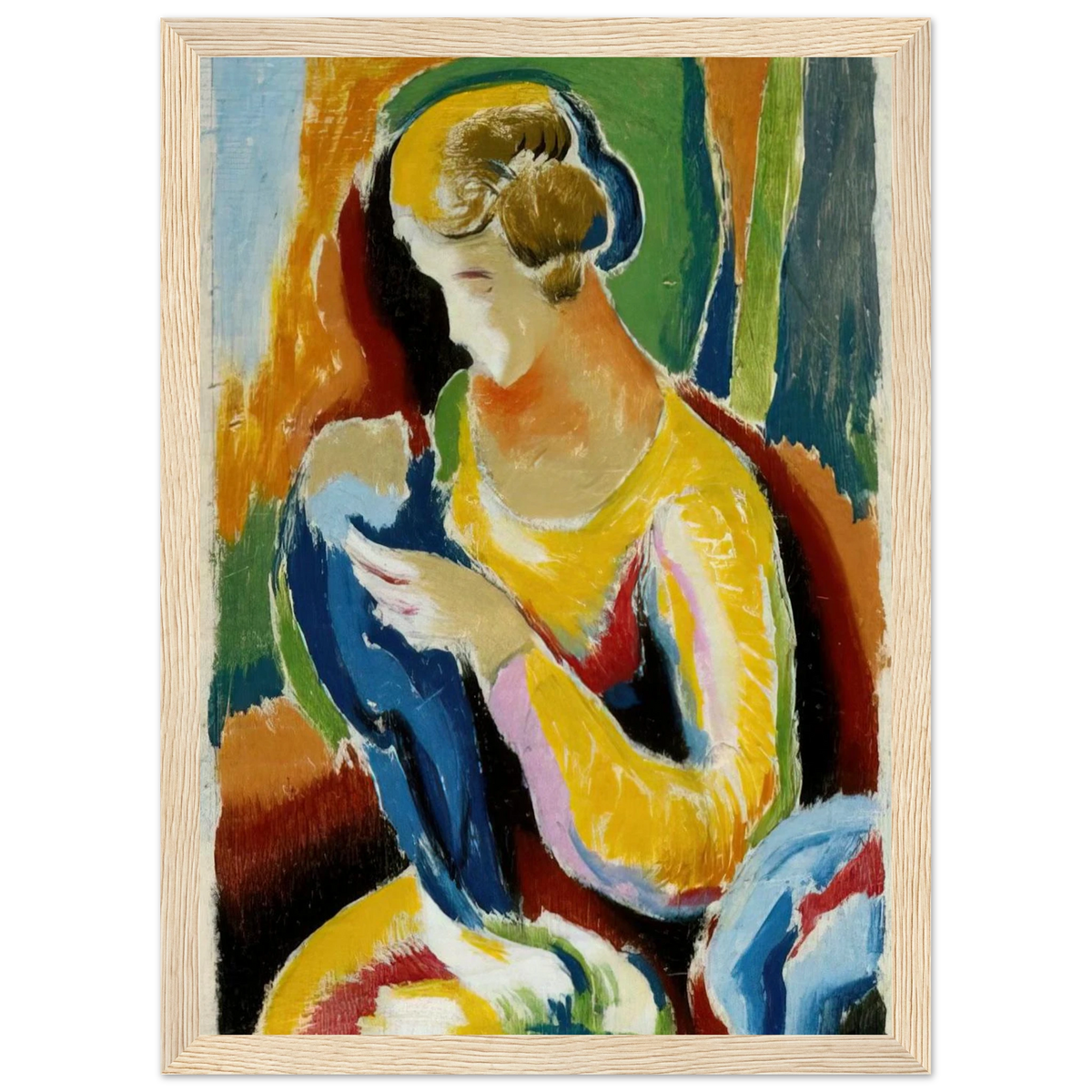 WOMAN 1920 Framed Poster | Thomas Hart Benton Framed Prints Wall Art | Thomas Hart Benton Store
