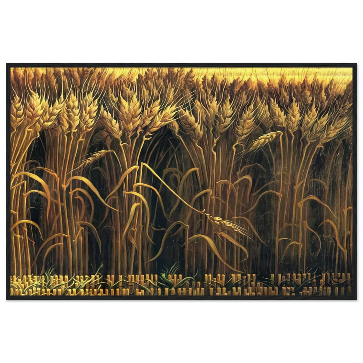 WHEAT Framed Poster | Thomas Hart Benton Framed Prints Wall Art | Thomas Hart Benton Store