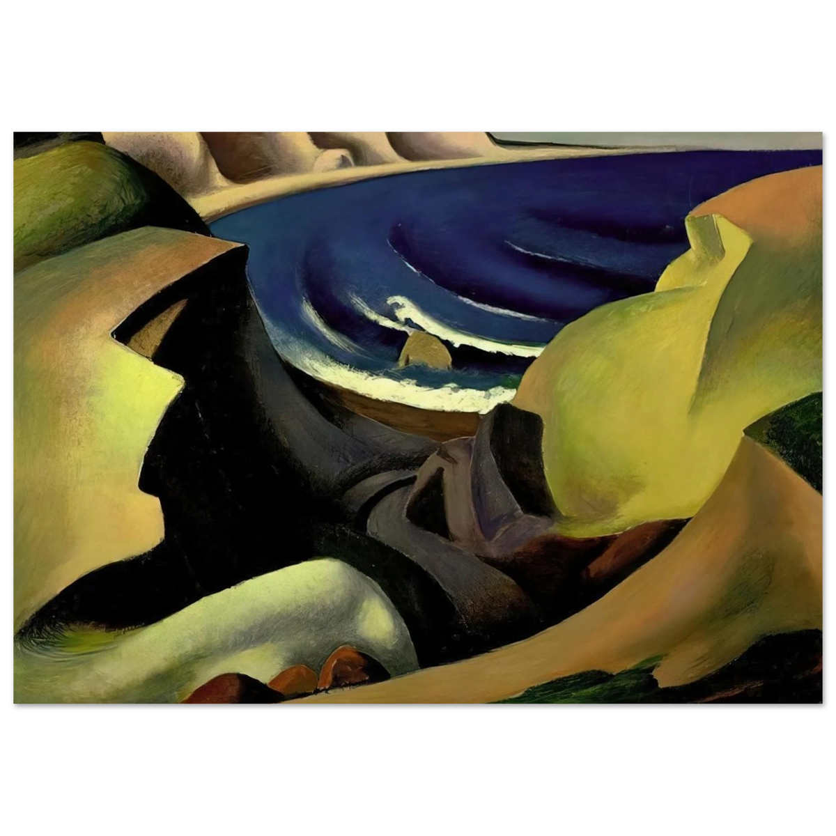 THE CLIFFS 1921 Poster | Thomas Hart Benton Poster | Thomas Hart Benton Store