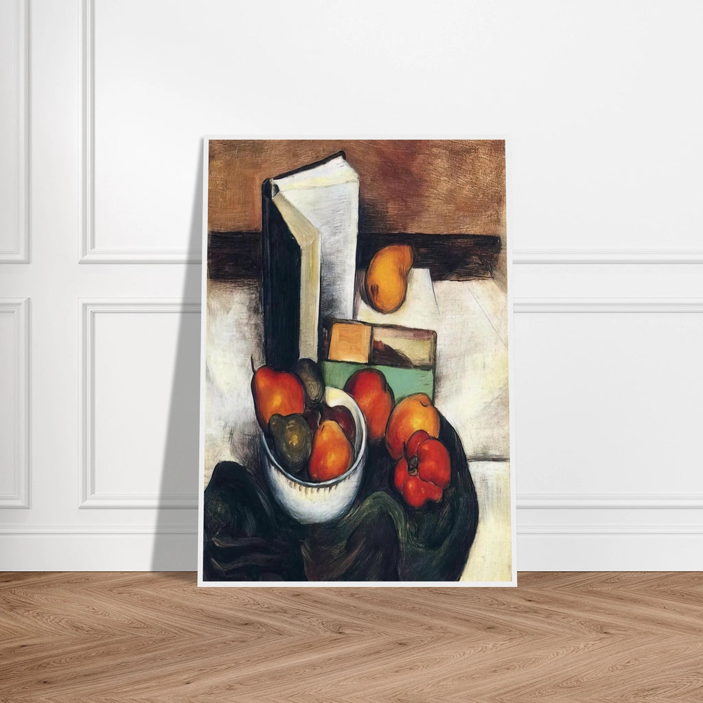 STILL LIFE WITH FRUIT AND VEGETABLES Framed Poster | Thomas Hart Benton Framed Prints Wall Art | Thomas Hart Benton Store