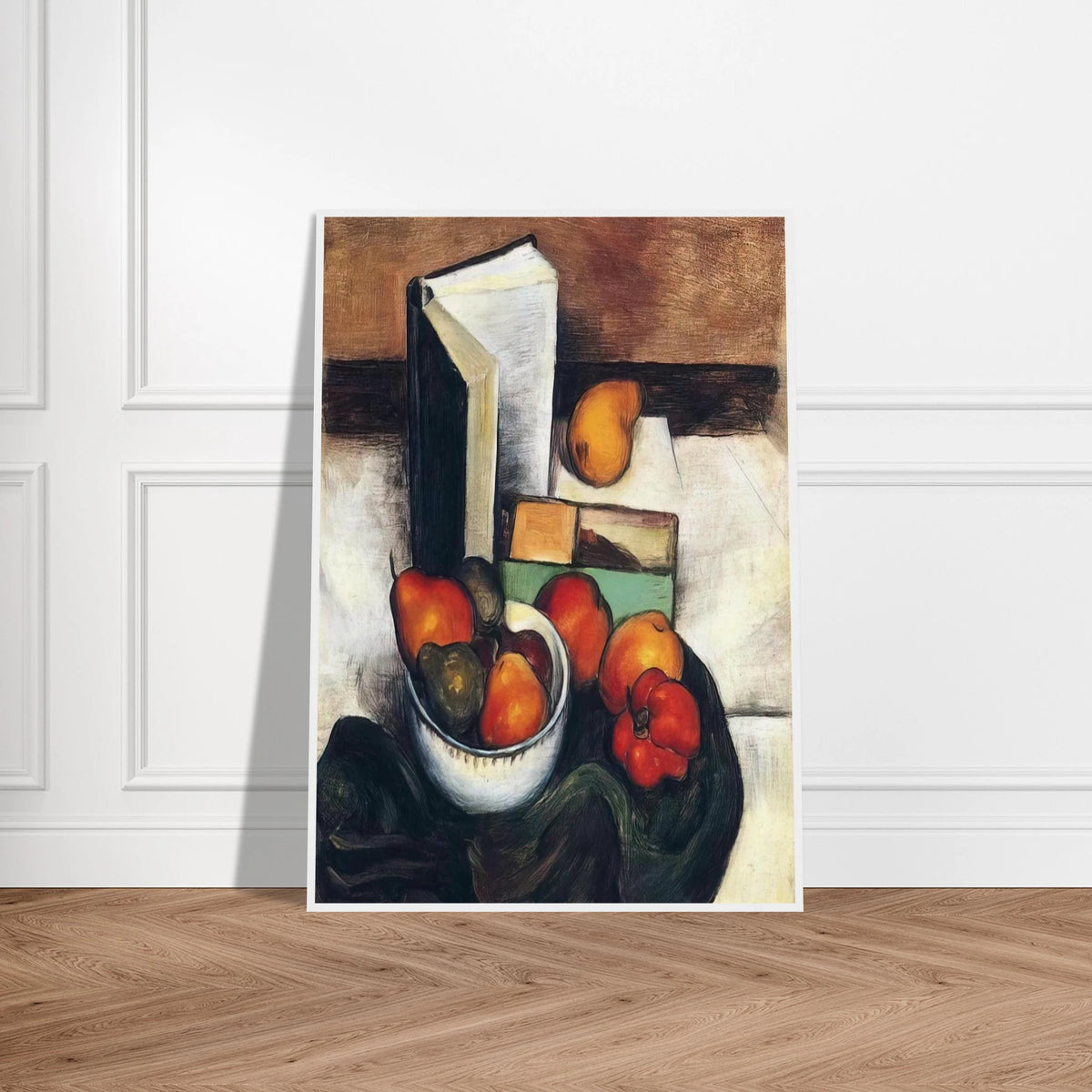 STILL LIFE WITH FRUIT AND VEGETABLES Framed Poster | Thomas Hart Benton Framed Prints Wall Art | Thomas Hart Benton Store