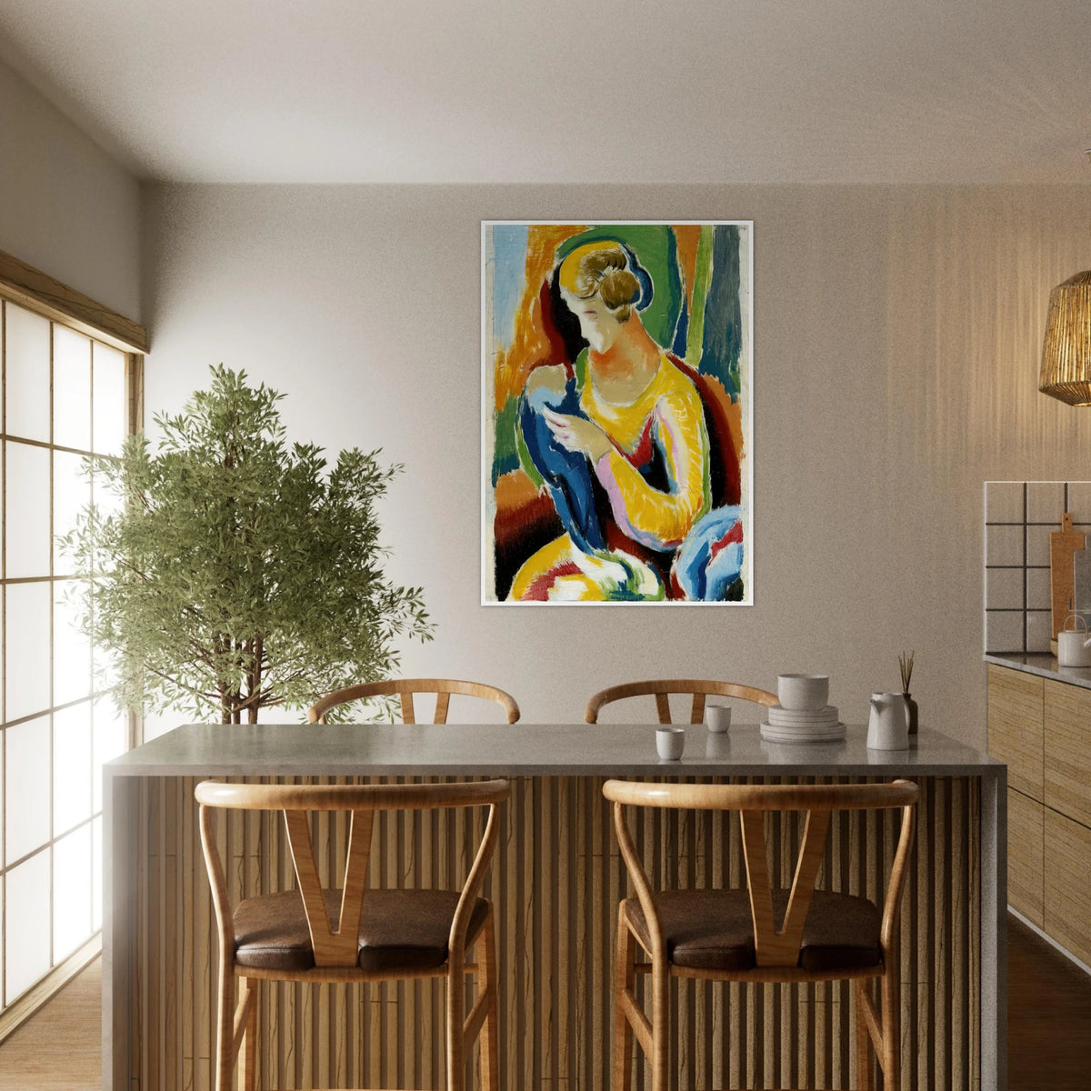 WOMAN 1920 Framed Poster | Thomas Hart Benton Framed Prints Wall Art | Thomas Hart Benton Store