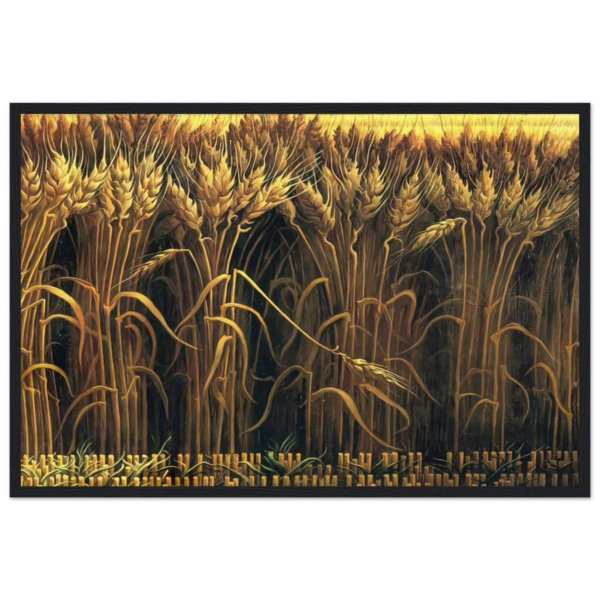 WHEAT Framed Poster | Thomas Hart Benton Framed Prints Wall Art | Thomas Hart Benton Store