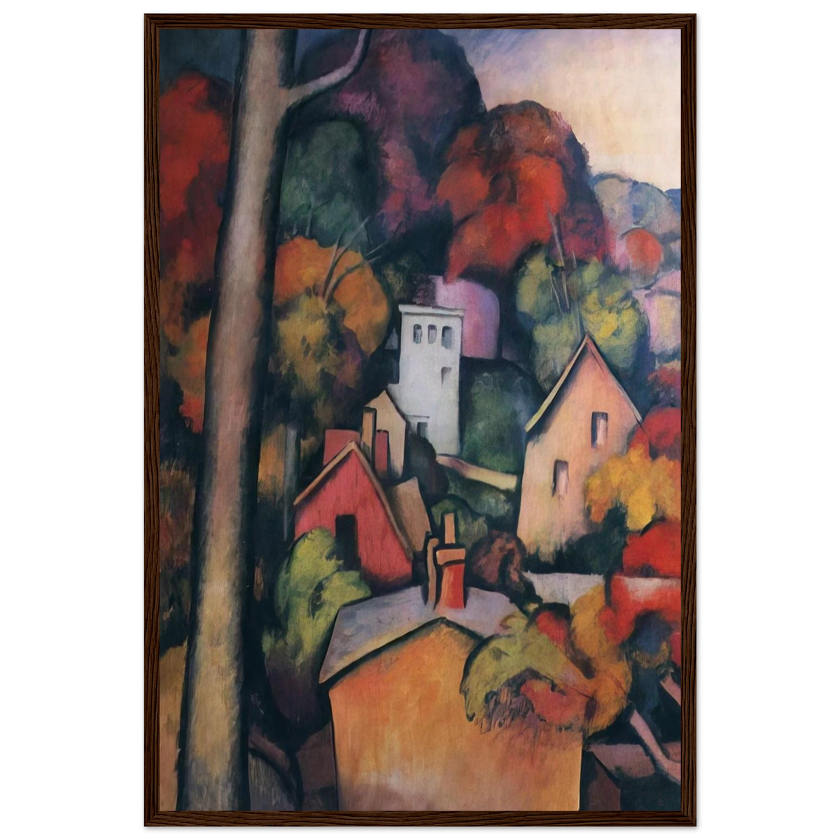 UPPER MANHATTAN Framed Poster | Thomas Hart Benton Framed Prints Wall Art | Thomas Hart Benton Store