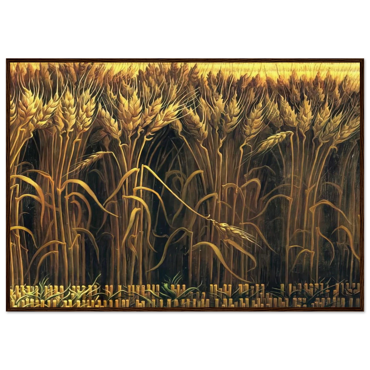 WHEAT Framed Poster | Thomas Hart Benton Framed Prints Wall Art | Thomas Hart Benton Store