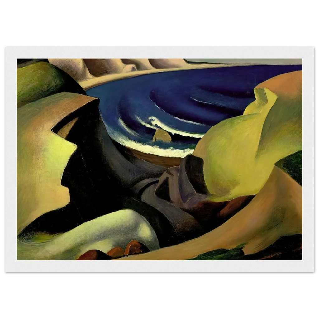 THE CLIFFS 1921 Framed Poster | Thomas Hart Benton Framed Prints Wall Art | Thomas Hart Benton Store