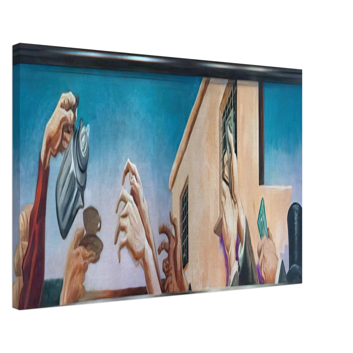 OUTREACHING HANDS 1931 Canvas | Thomas Hart Benton Canvas | Thomas Hart Benton Store