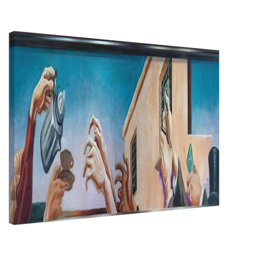 OUTREACHING HANDS 1931 Canvas | Thomas Hart Benton Canvas | Thomas Hart Benton Store