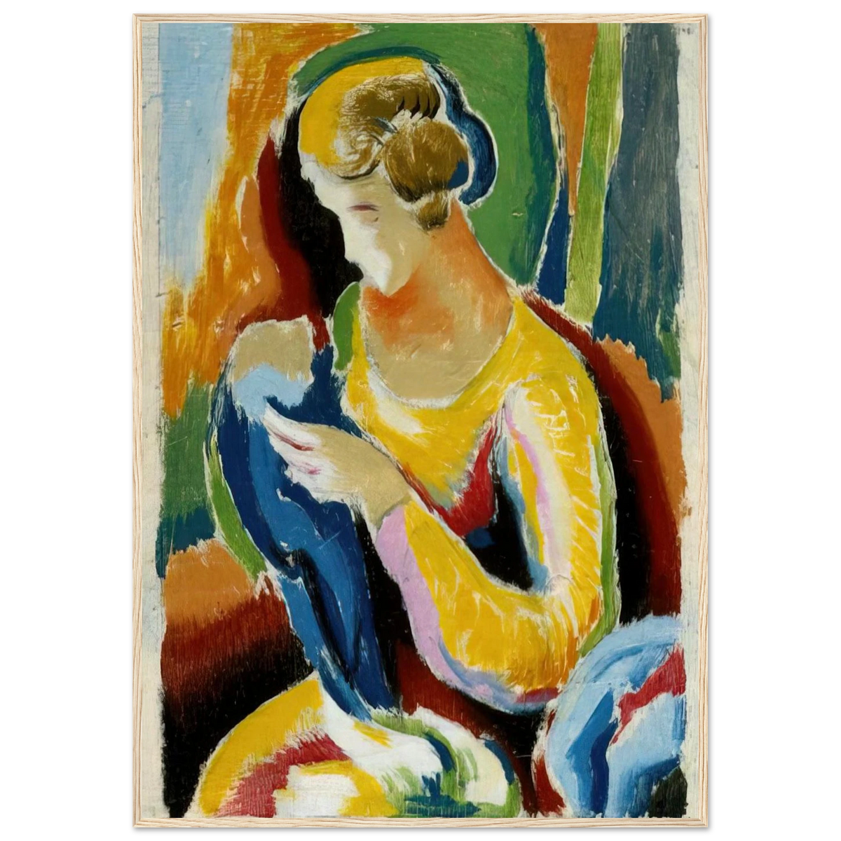 WOMAN 1920 Framed Poster | Thomas Hart Benton Framed Prints Wall Art | Thomas Hart Benton Store