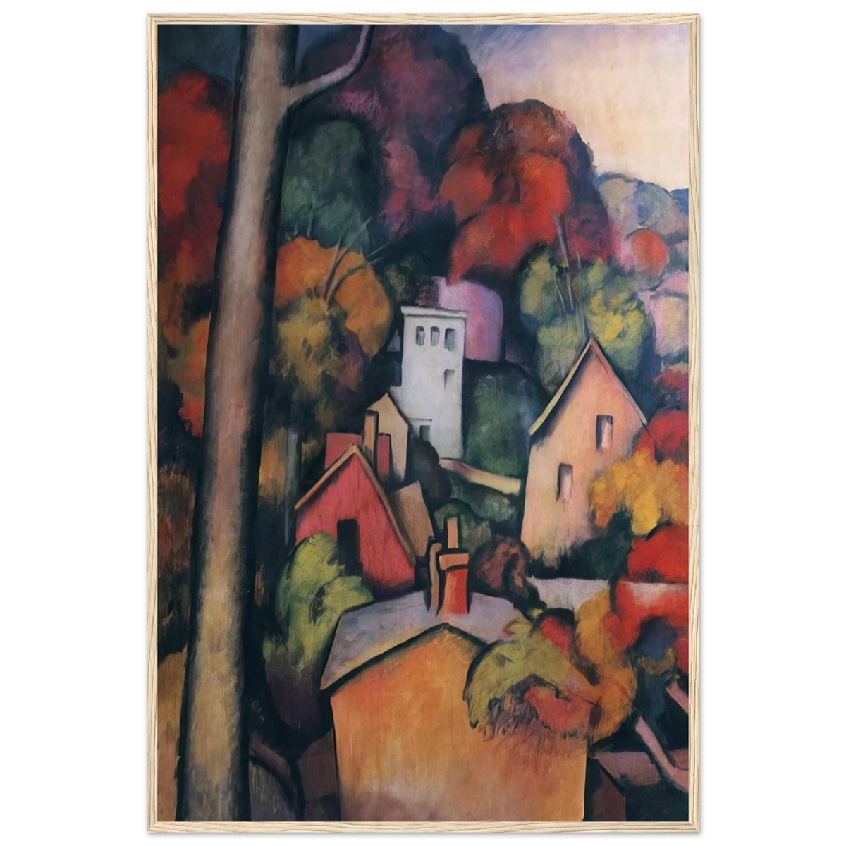 UPPER MANHATTAN Framed Poster | Thomas Hart Benton Framed Prints Wall Art | Thomas Hart Benton Store