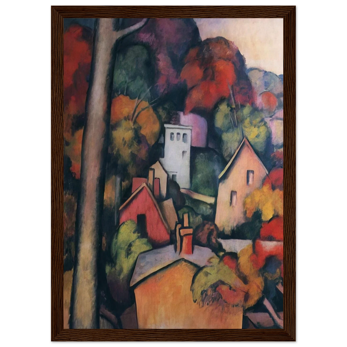 UPPER MANHATTAN Framed Poster | Thomas Hart Benton Framed Prints Wall Art | Thomas Hart Benton Store