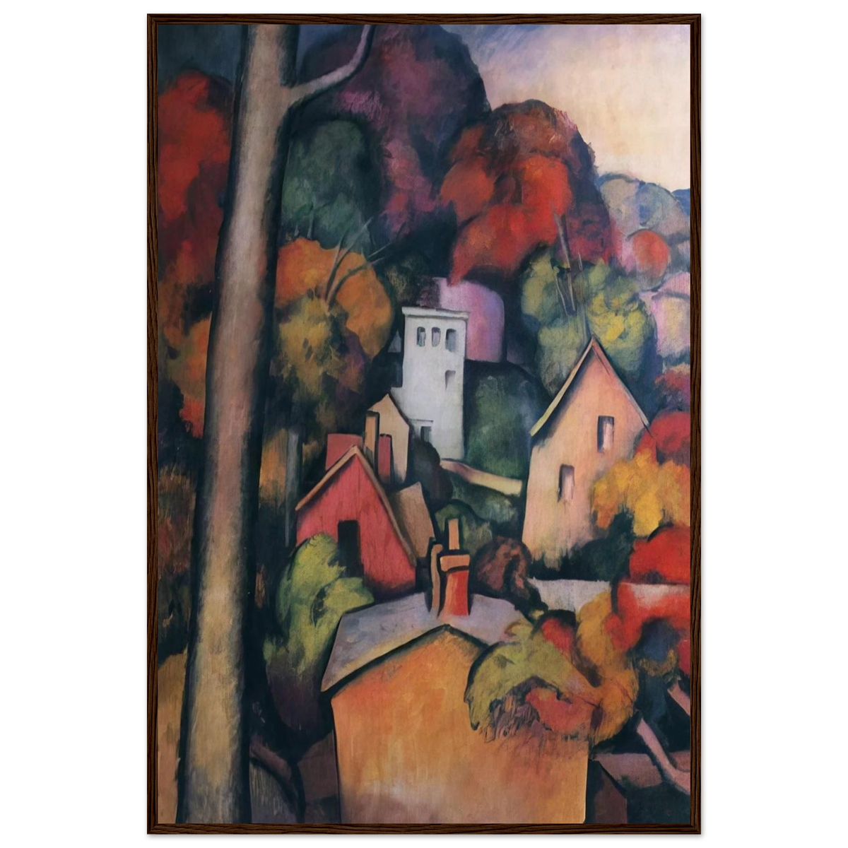 UPPER MANHATTAN Framed Poster | Thomas Hart Benton Framed Prints Wall Art | Thomas Hart Benton Store
