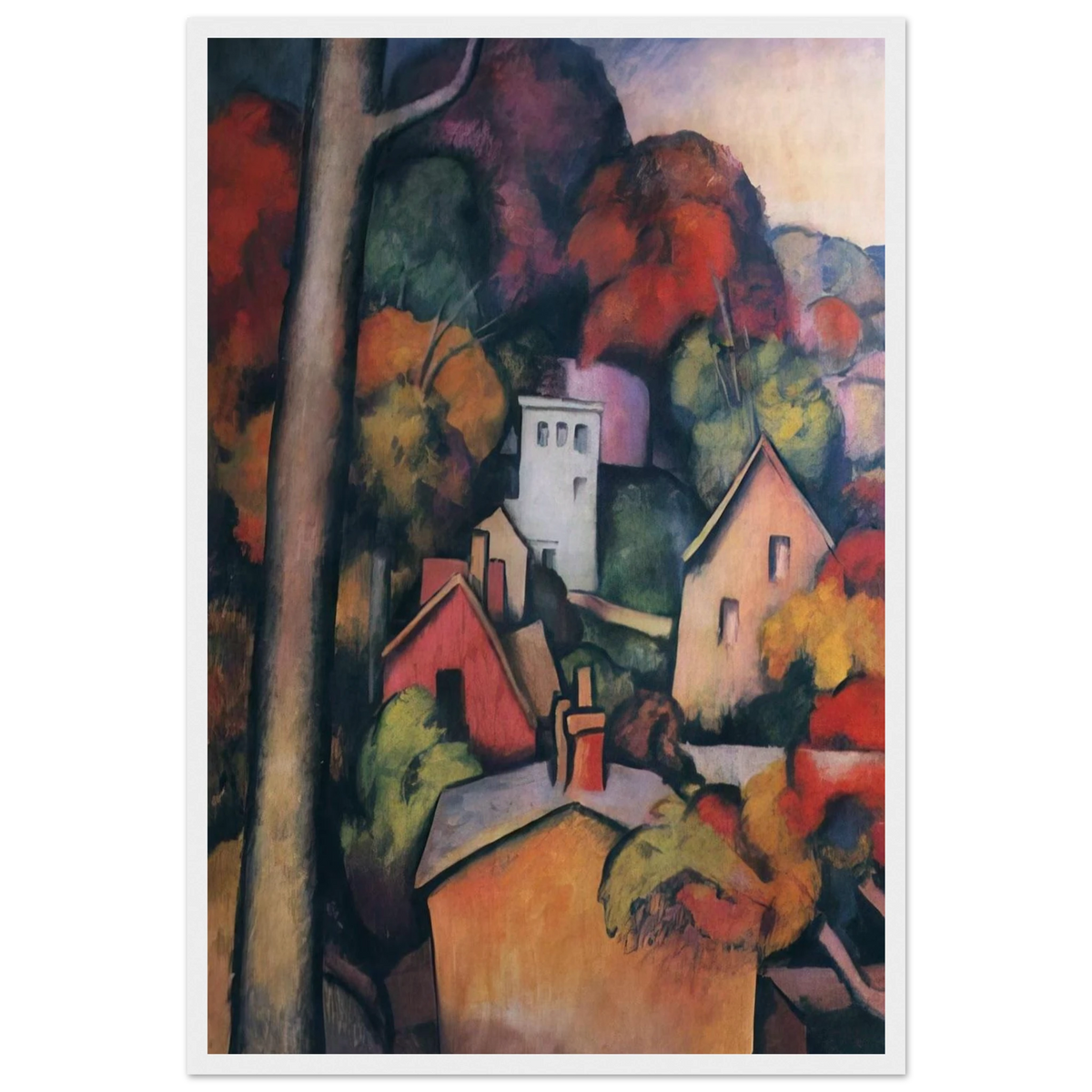 UPPER MANHATTAN Framed Poster | Thomas Hart Benton Framed Prints Wall Art | Thomas Hart Benton Store