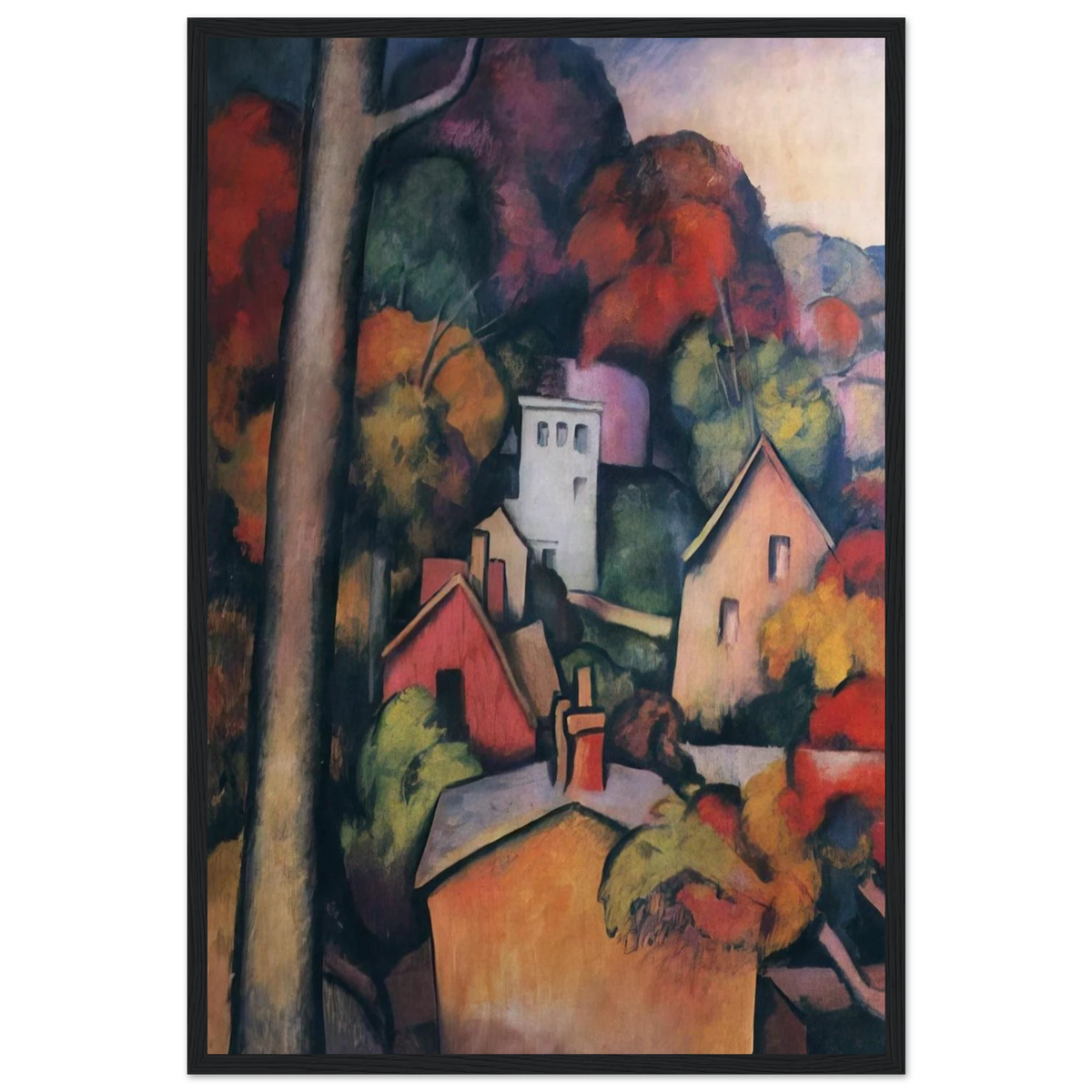 UPPER MANHATTAN Framed Poster | Thomas Hart Benton Framed Prints Wall Art | Thomas Hart Benton Store
