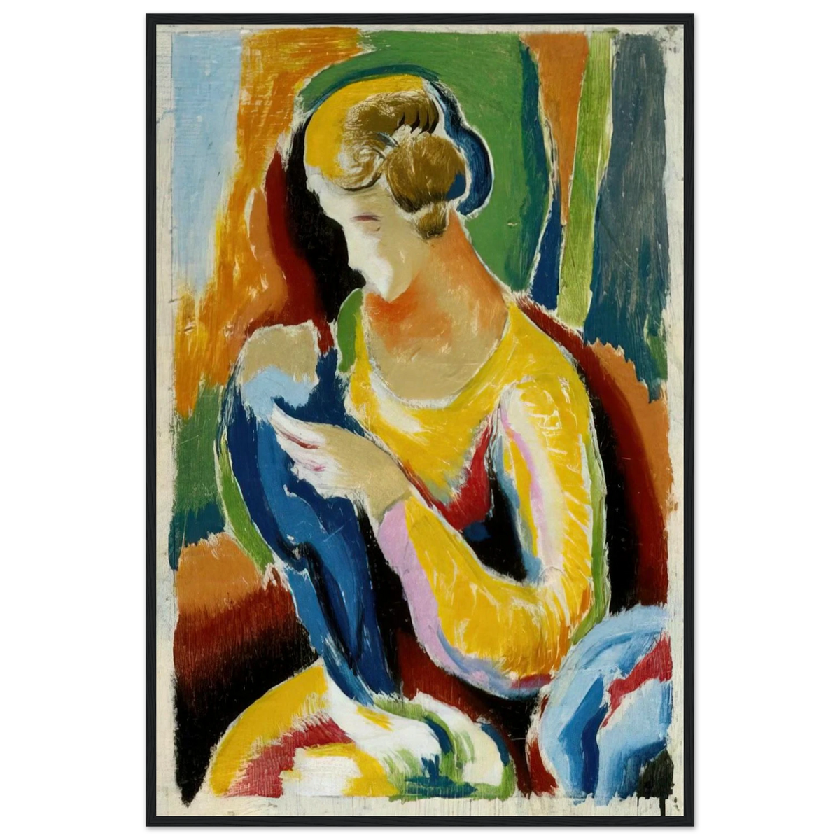 WOMAN 1920 Framed Poster | Thomas Hart Benton Framed Prints Wall Art | Thomas Hart Benton Store