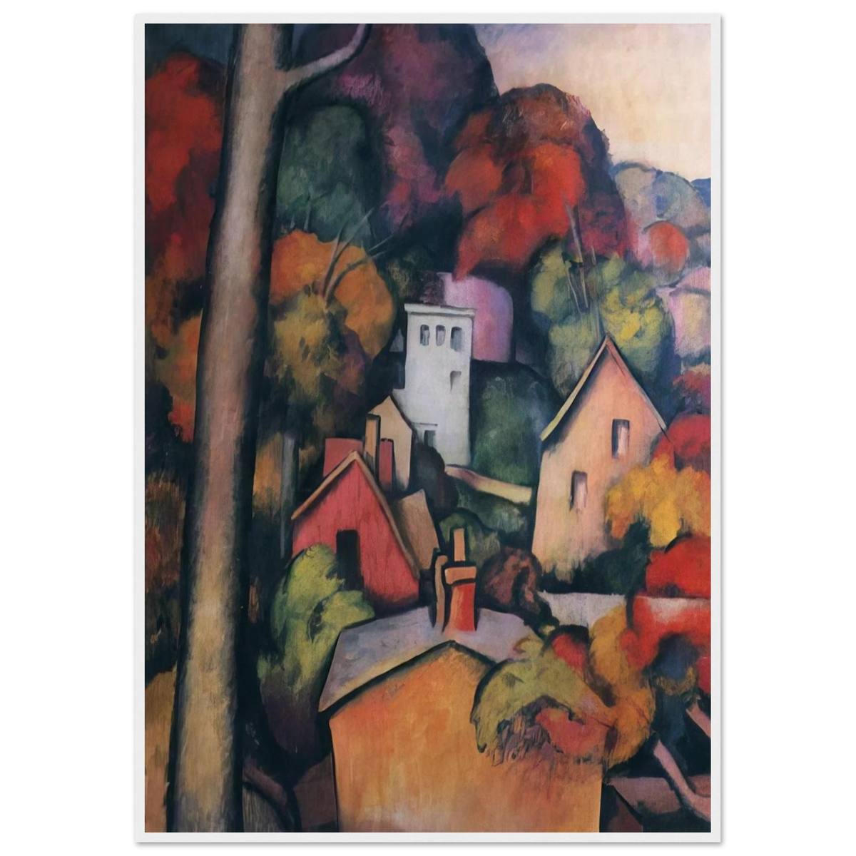 UPPER MANHATTAN Framed Poster | Thomas Hart Benton Framed Prints Wall Art | Thomas Hart Benton Store