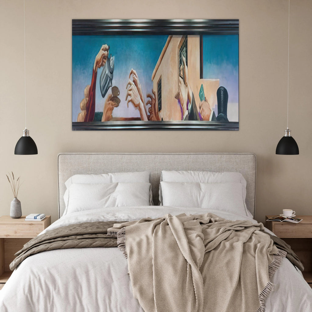 OUTREACHING HANDS 1931 Poster | Thomas Hart Benton Poster | Thomas Hart Benton Store