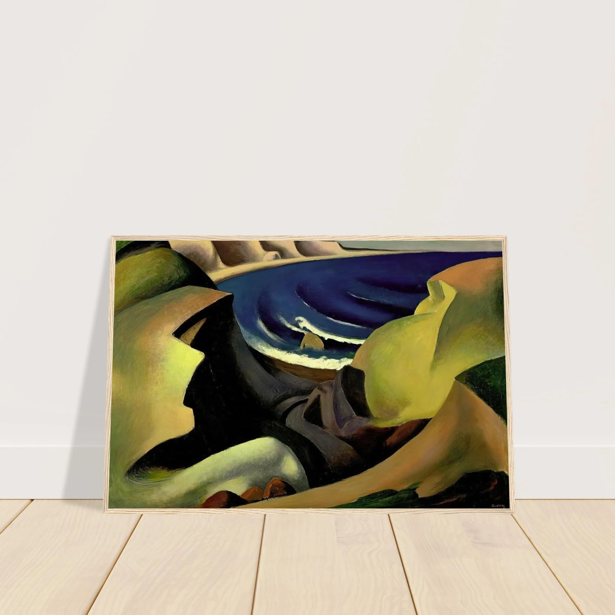 THE CLIFFS 1921 Framed Poster | Thomas Hart Benton Framed Prints Wall Art | Thomas Hart Benton Store