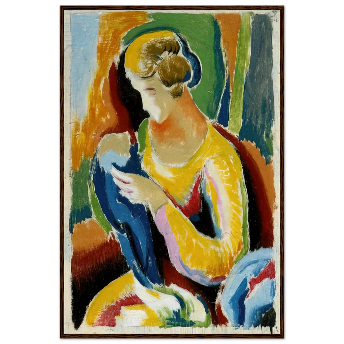 WOMAN 1920 Framed Poster | Thomas Hart Benton Framed Prints Wall Art | Thomas Hart Benton Store