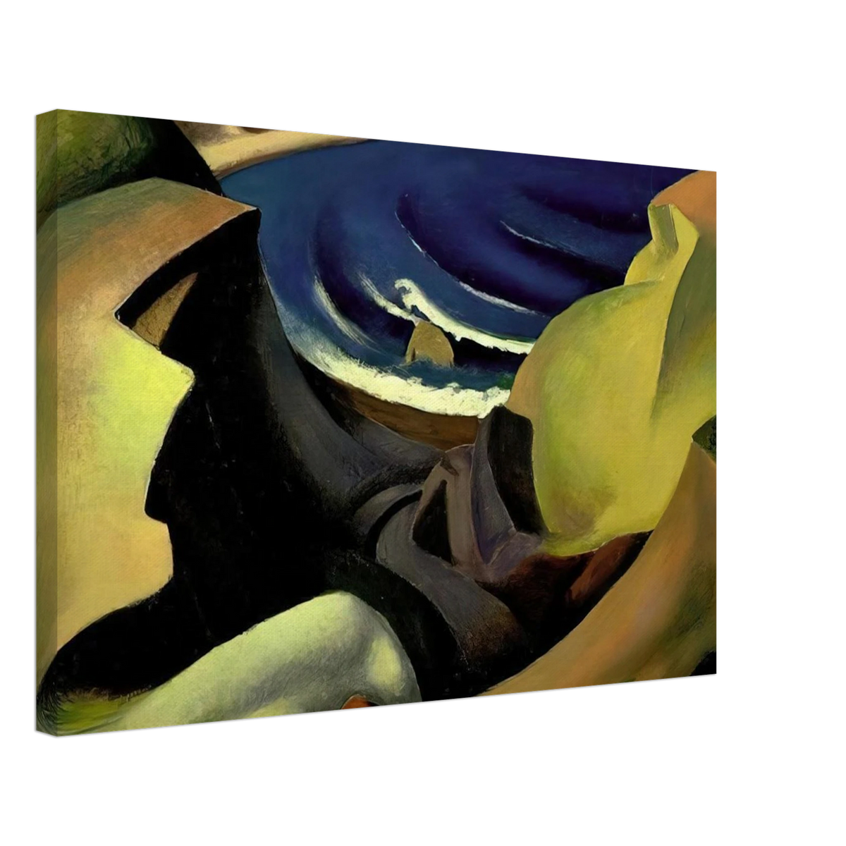 THE CLIFFS 1921 Canvas | Thomas Hart Benton Canvas | Thomas Hart Benton Store