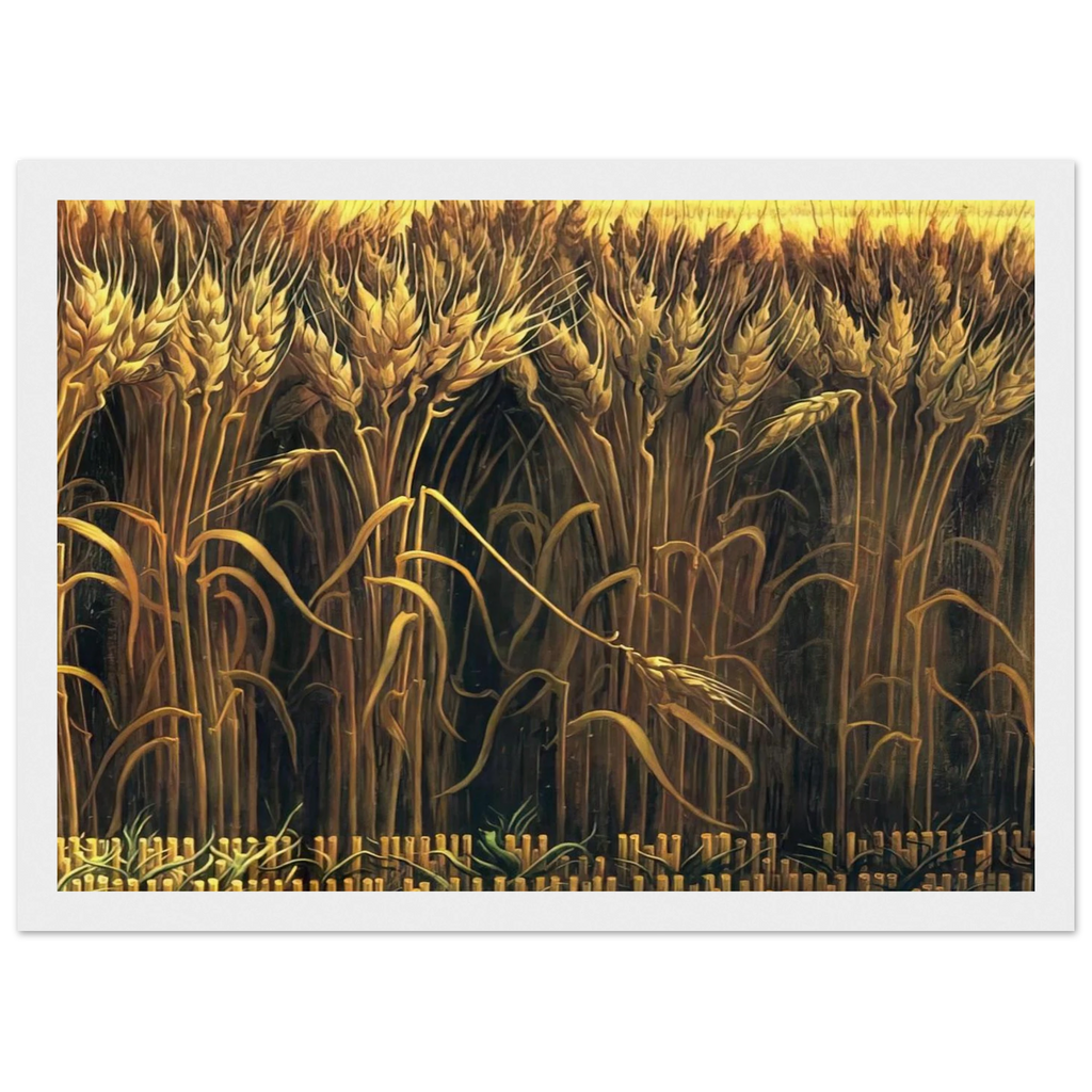 WHEAT Framed Poster | Thomas Hart Benton Framed Prints Wall Art | Thomas Hart Benton Store