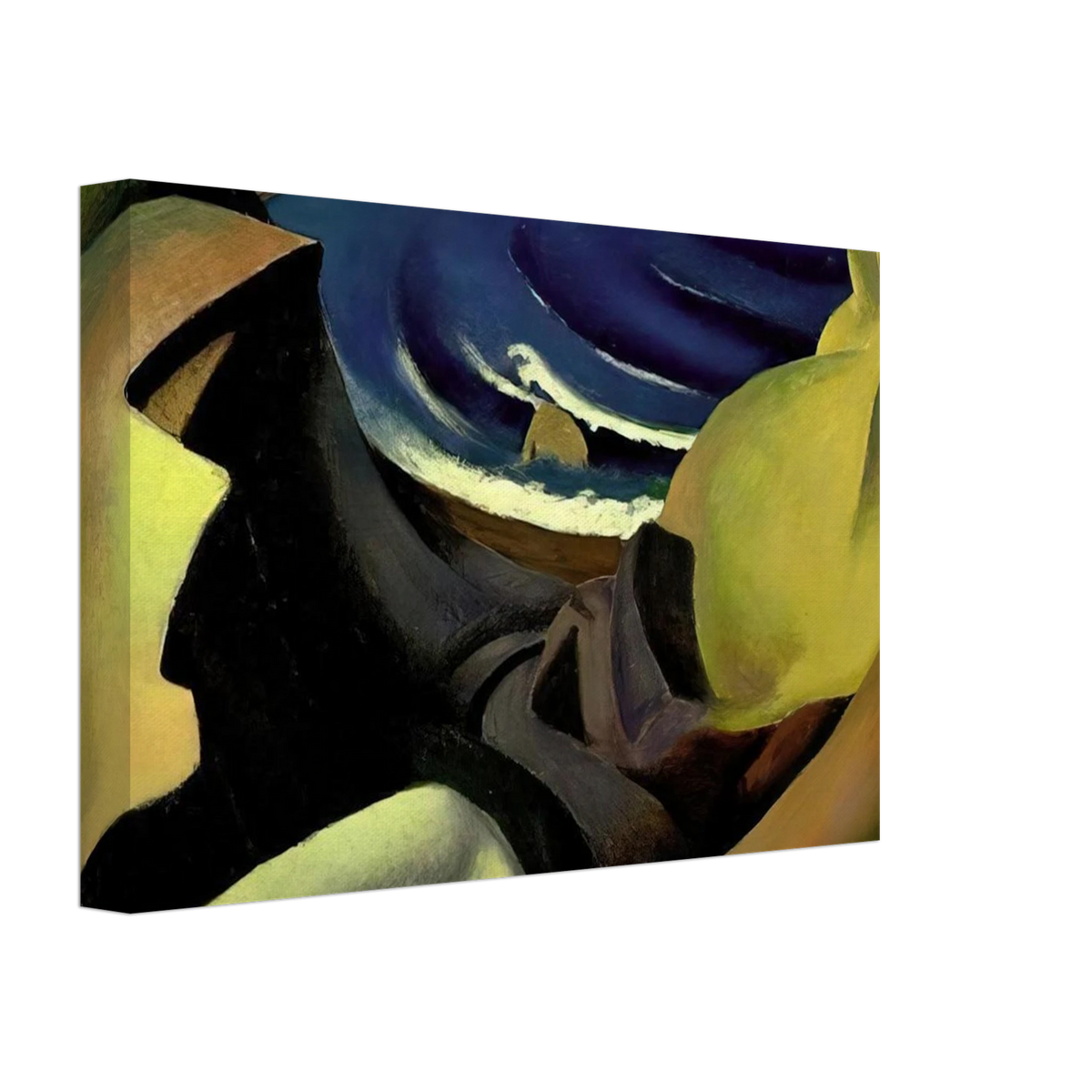 THE CLIFFS 1921 Canvas | Thomas Hart Benton Canvas | Thomas Hart Benton Store