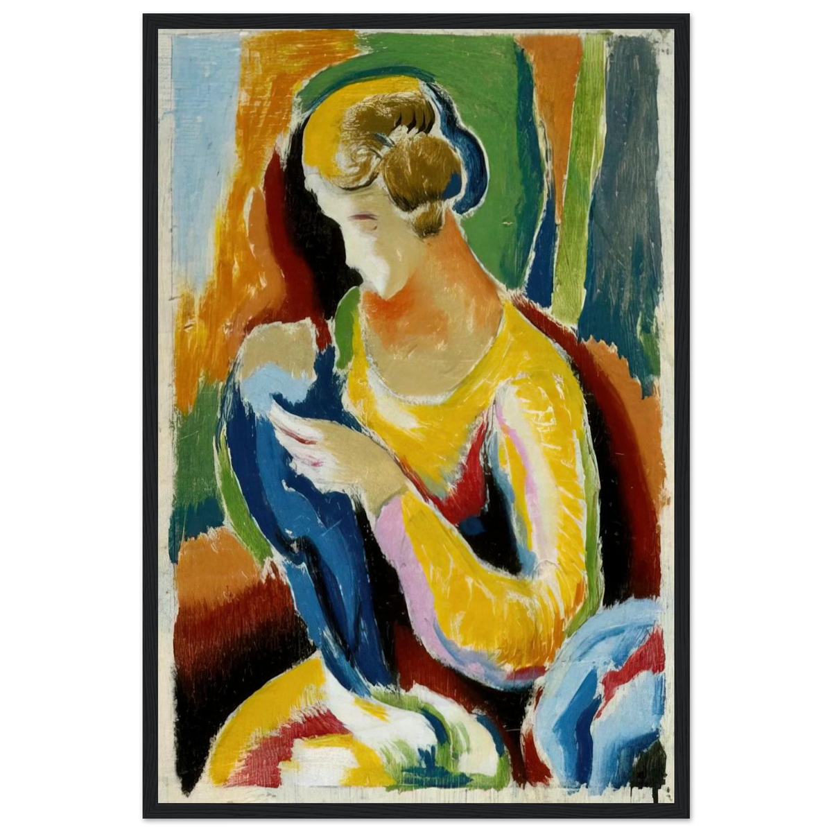 WOMAN 1920 Framed Poster | Thomas Hart Benton Framed Prints Wall Art | Thomas Hart Benton Store