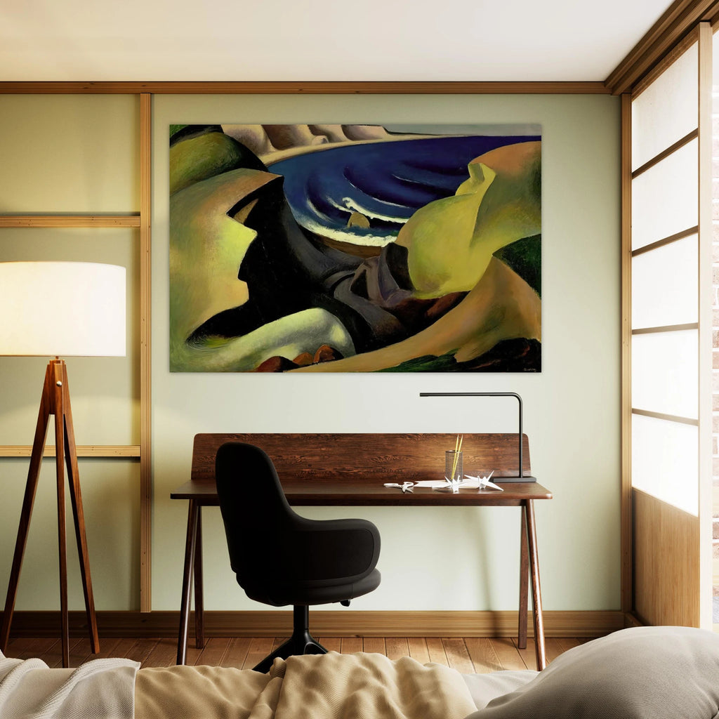 THE CLIFFS 1921 Poster | Thomas Hart Benton Poster | Thomas Hart Benton Store