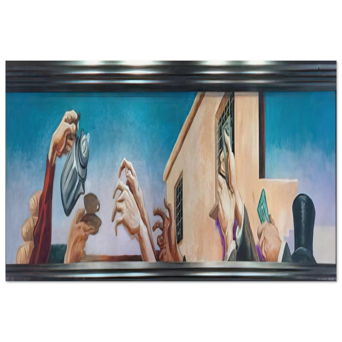 OUTREACHING HANDS 1931 Poster | Thomas Hart Benton Poster | Thomas Hart Benton Store