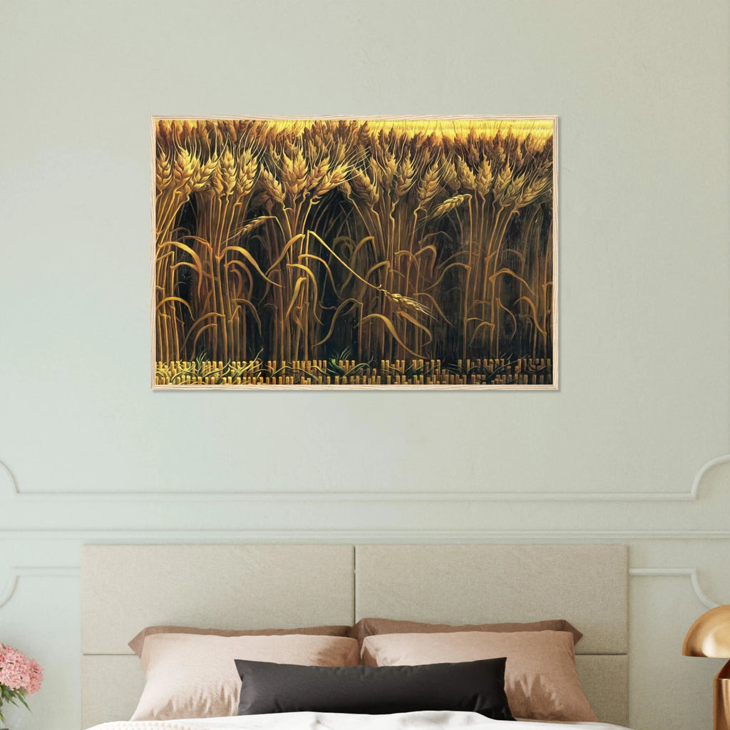 WHEAT Framed Poster | Thomas Hart Benton Framed Prints Wall Art | Thomas Hart Benton Store
