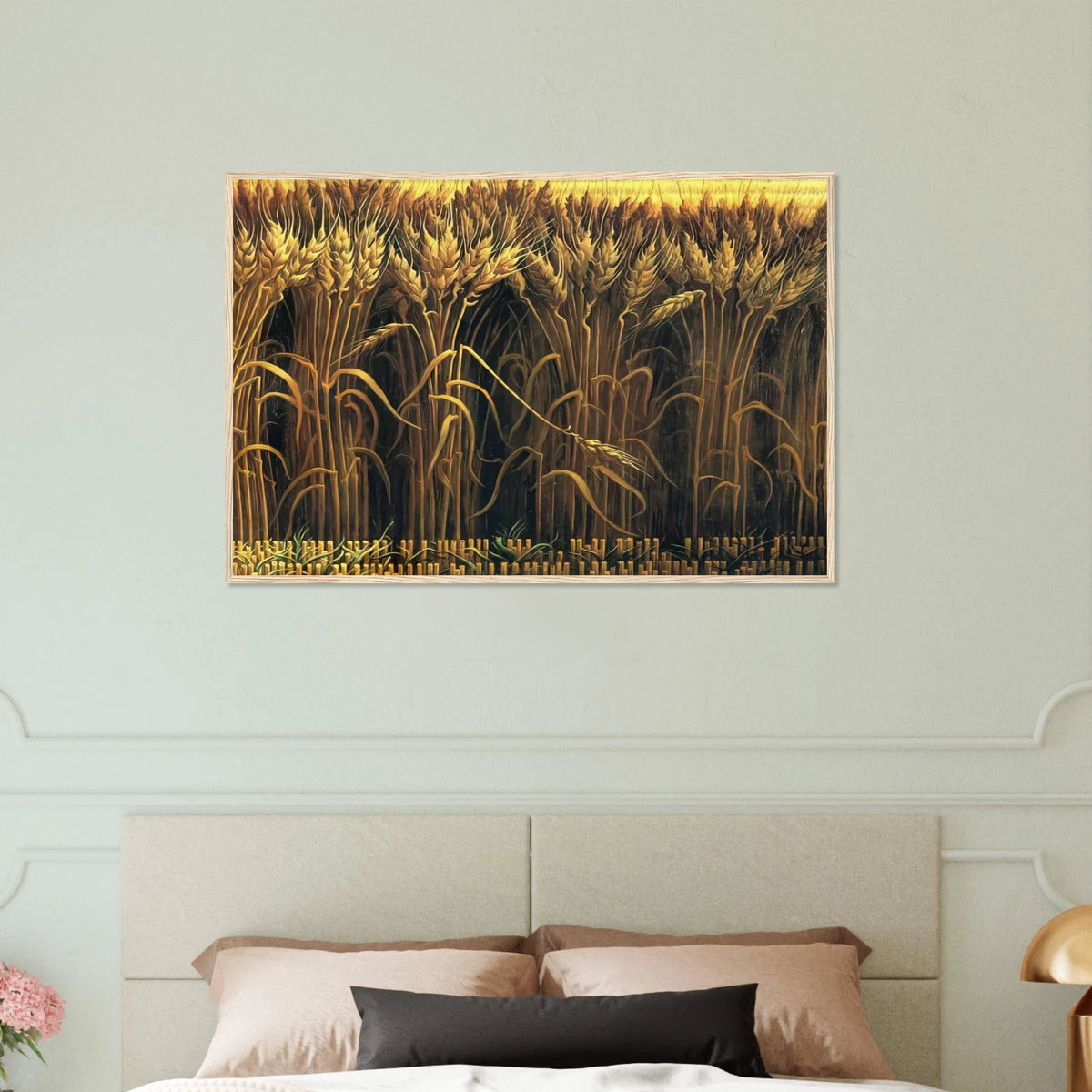 WHEAT Framed Poster | Thomas Hart Benton Framed Prints Wall Art | Thomas Hart Benton Store